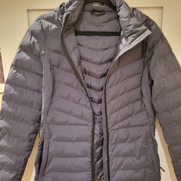 Women's Gray Puffer Jacket - Picture 2 of 13